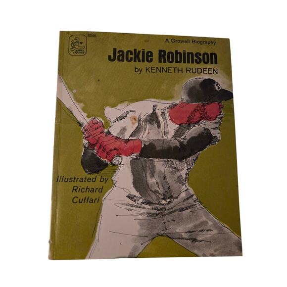 Jackie Robinson by Kenneth Rudeen 0690002084 Crowell biography - Picture 1 of 7